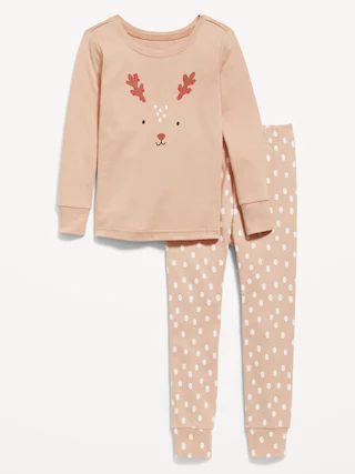 Unisex Snug-Fit Graphic Pajama Set for Toddler & Baby | Old Navy (US)