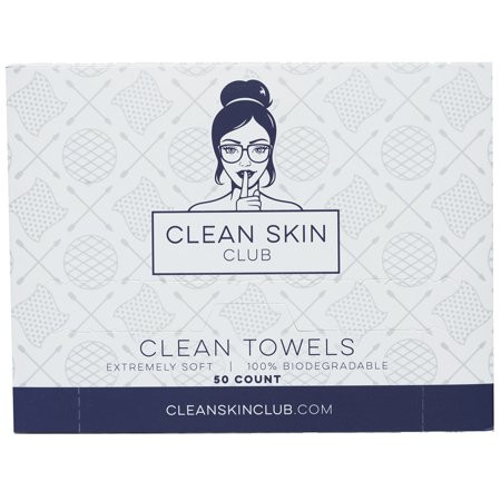 Clean Skin Club - Clean Towels XL World's 1ST Biodegradable Face Towel Disposable Makeup Removing Wi | Walmart (US)