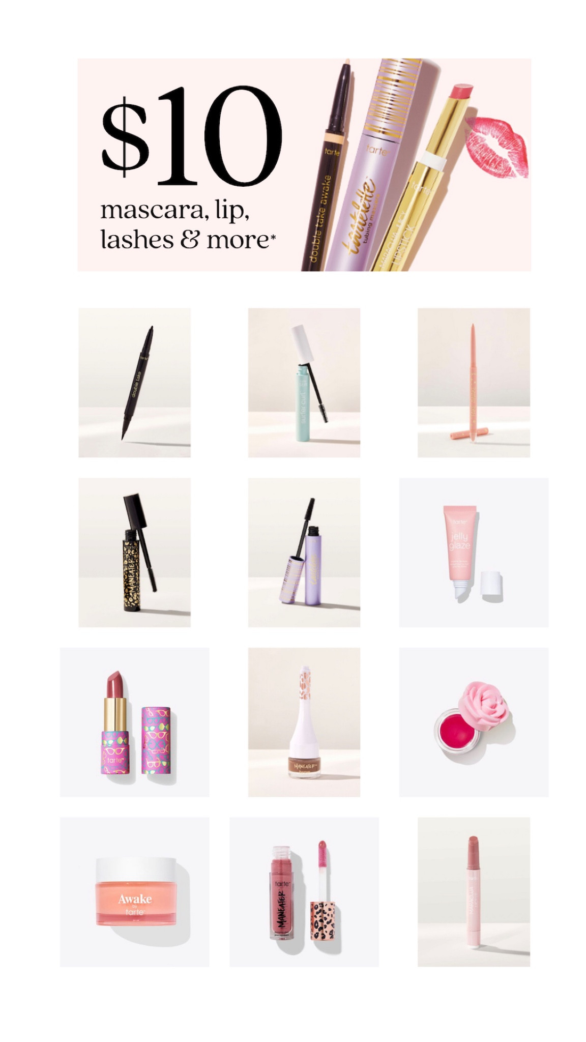 $10 Tarte Sale!

#LTKbeauty #LTKsalealert