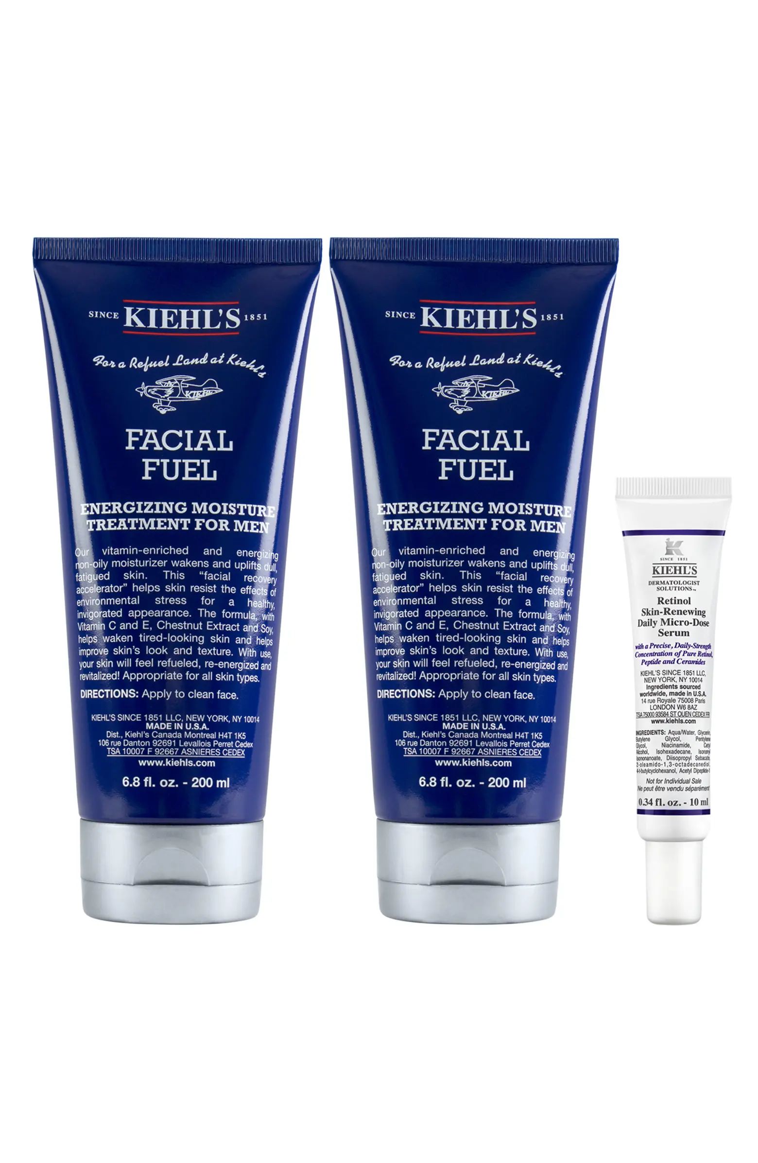 Kiehl's Since 1851 Facial Fuel Cleanser Set-$104 Value | Nordstrom | Nordstrom