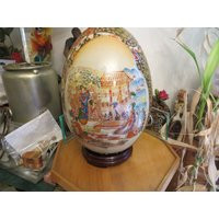 Huge Asian Satsuma Egg, Porcelain, Hand Painted, Please Read Description | Etsy (US)