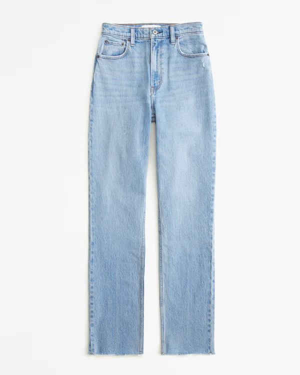 Ultra High Rise 90s Straight Jean | Abercrombie & Fitch (US)
