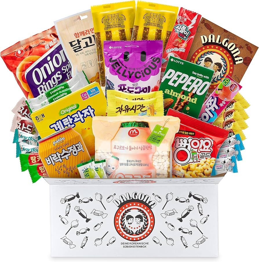 Dalgona box of 20 Korean sweets - selected mix of varied snacks & specialities | Amazon (DE)