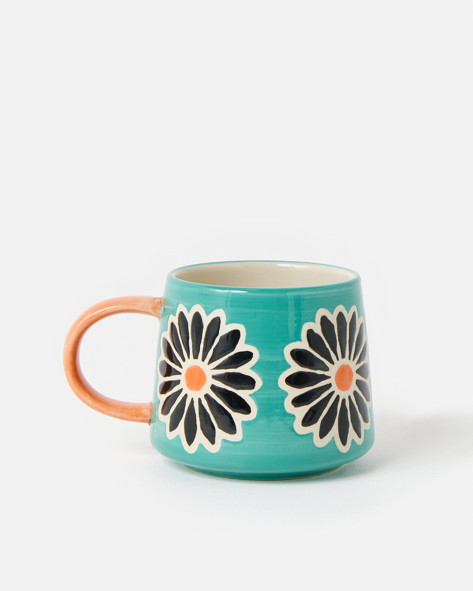 Blue Flower Ceramic Mug | Oliver Bonas | Oliver Bonas (Global)
