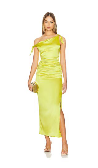 Marilla Midi Dress in Happy Yellow | Revolve Clothing (Global)