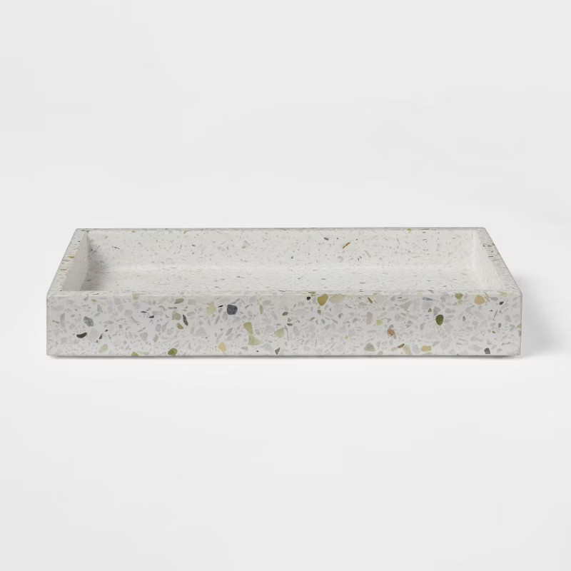 Terrazzo Bath Tray White - Threshold™ | Target