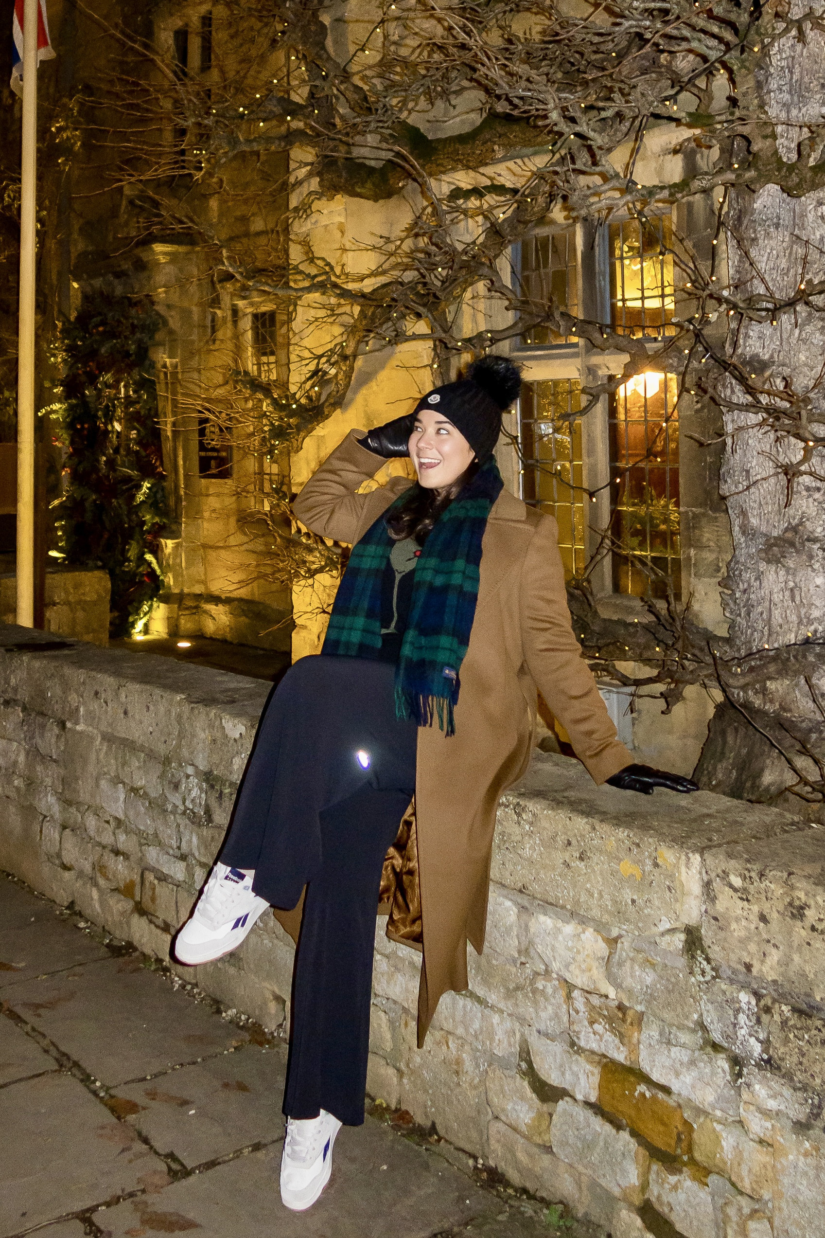 Literally how I look on any given day during the winter! This jacket and scarf combo is on repeat all winter long. Loving the cashmere blend coat and warm scarf, but the ease of the Alo pants--perfect for traveling and just day to day at home running errands.  

 #LTKSeasonal #LTKMidsize #LTKTravel