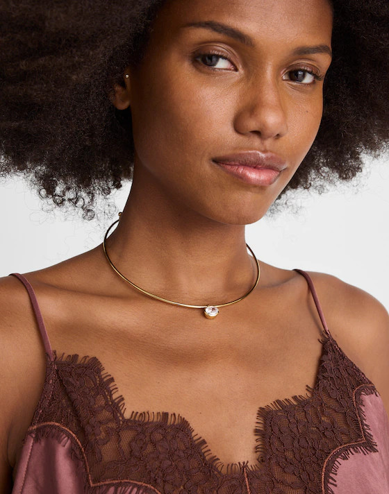 Crystal Wire Choker Necklace | Madewell