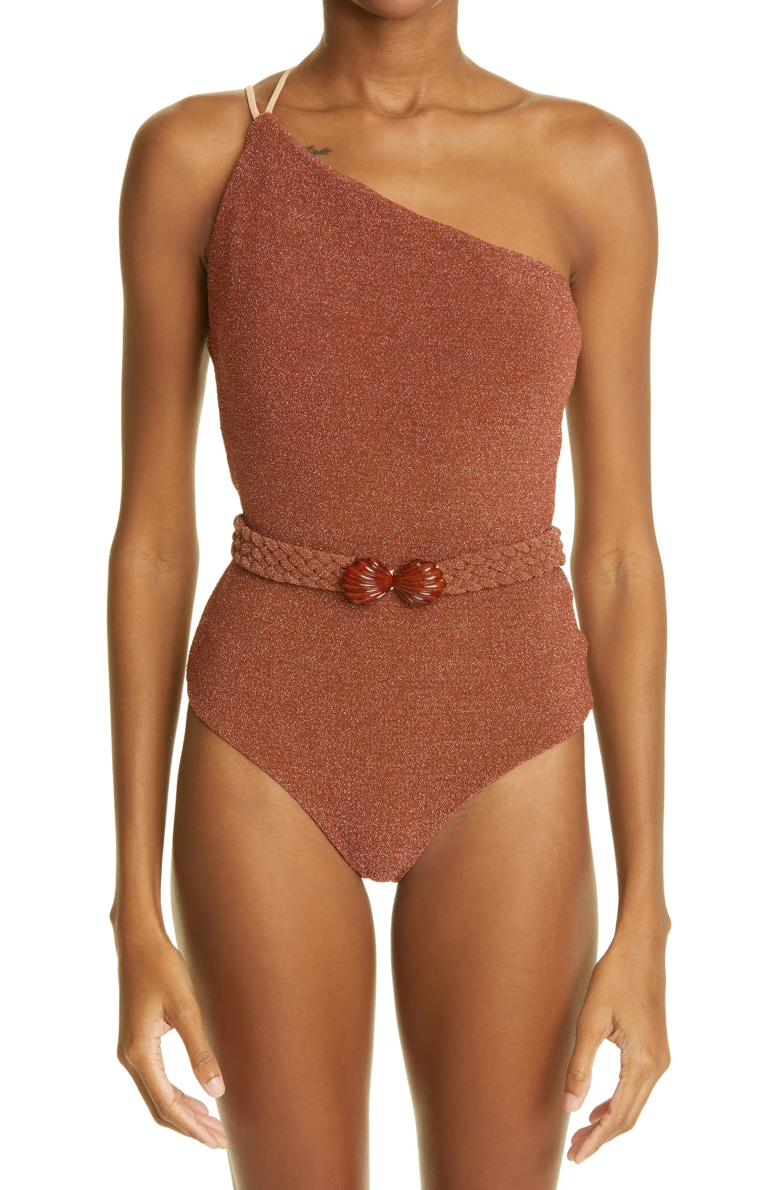 Johanna Ortiz Moonlit Swim One-Shoulder One-Piece Swimsuit | Nordstrom | Nordstrom