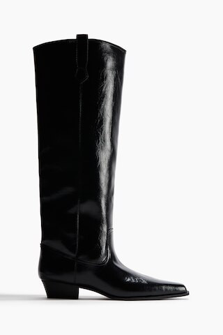 H & M - Knee-high boots - Black | H&M (UK, MY, IN, SG, PH, TW, HK)