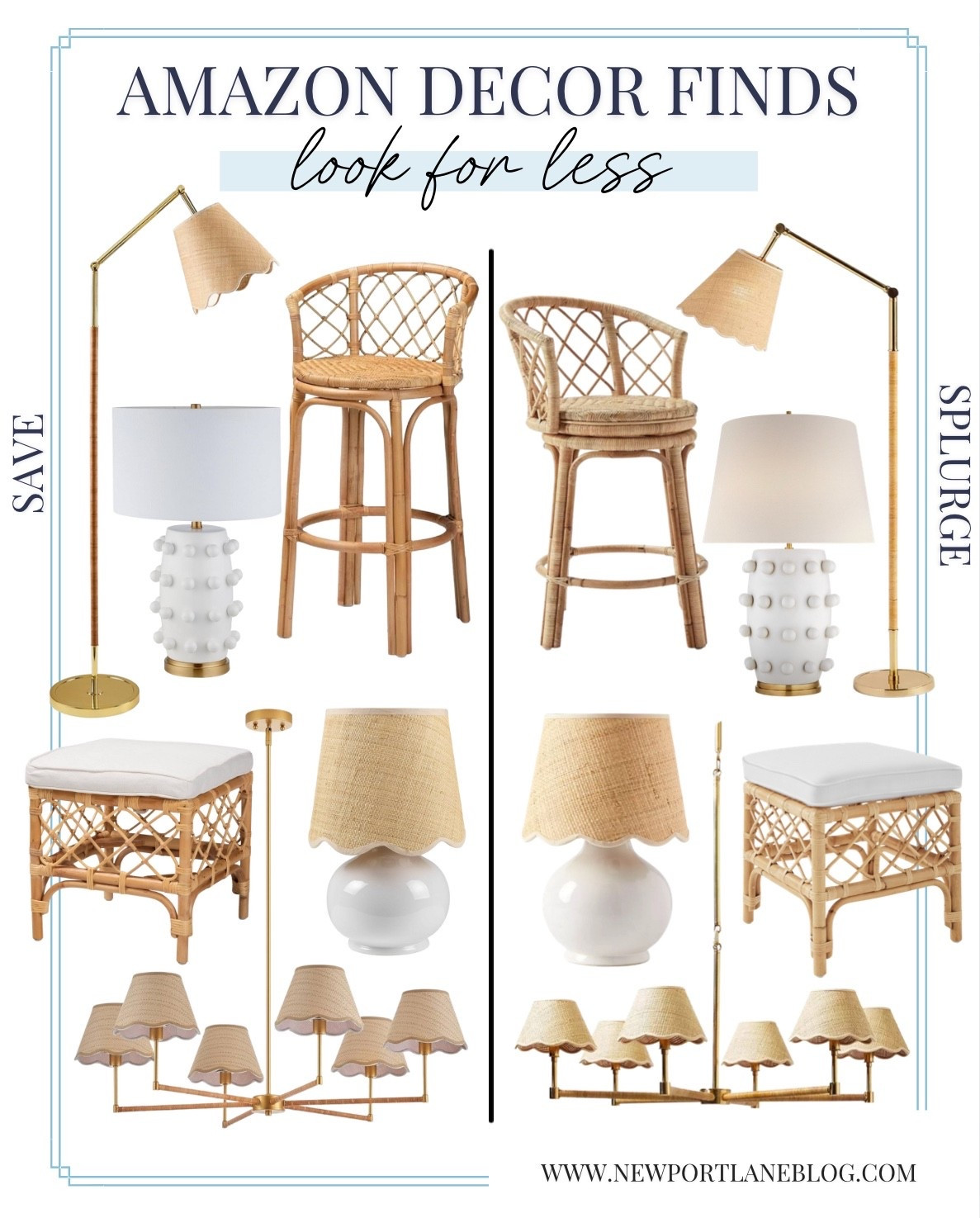 Classic + coastal bedroom finds, all from Amazon! Obsessed with this calming, serene vibe from throw pillows to rattan pieces.
bedroom makeover, home inspo, blue and white, lighting fixtures, design tips, furniture finds, tech gadgets, cozy vibes

#LTKSeasonal #LTKHome #LTKU