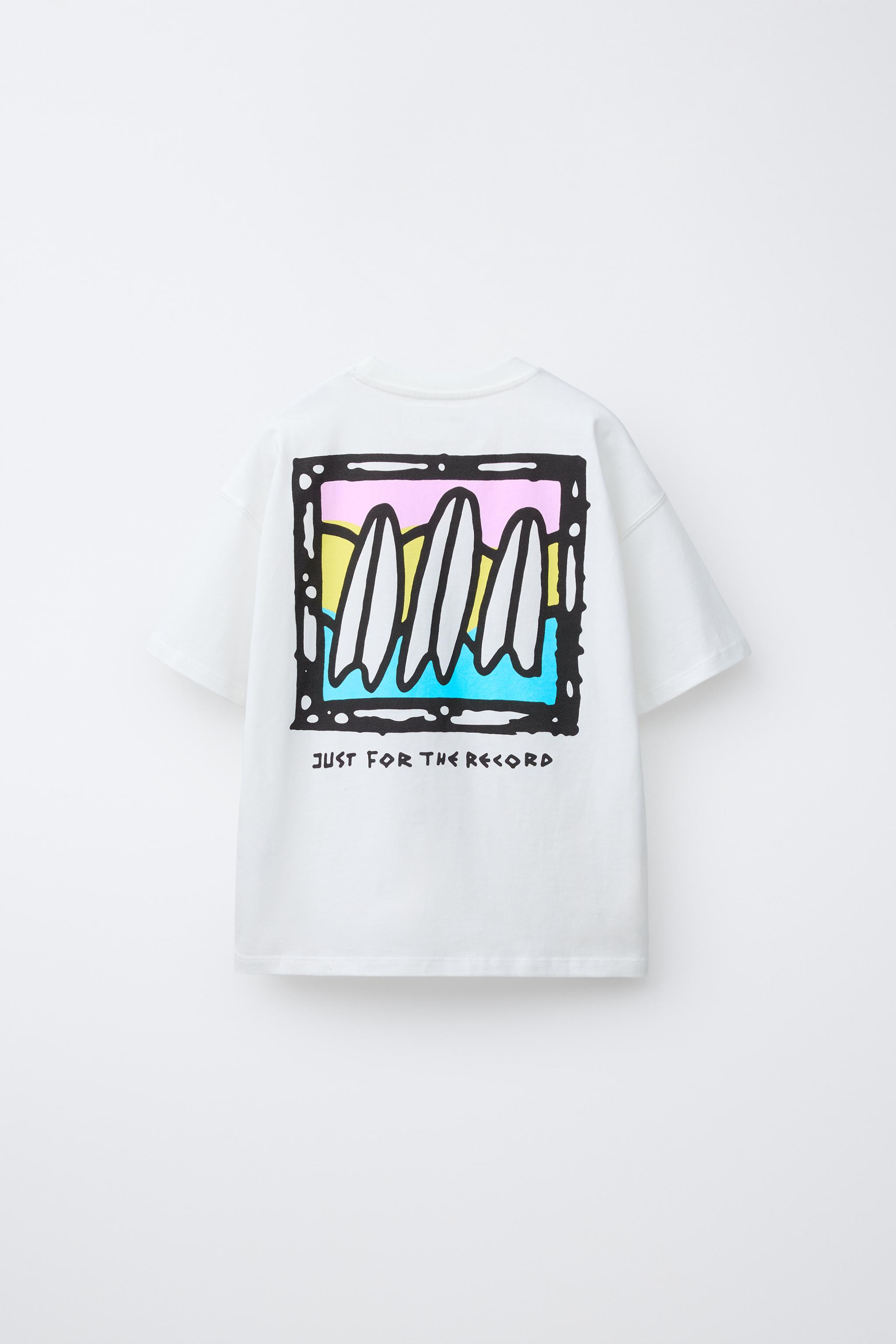 SURFBOARD PRINT T-SHIRT | Zara US