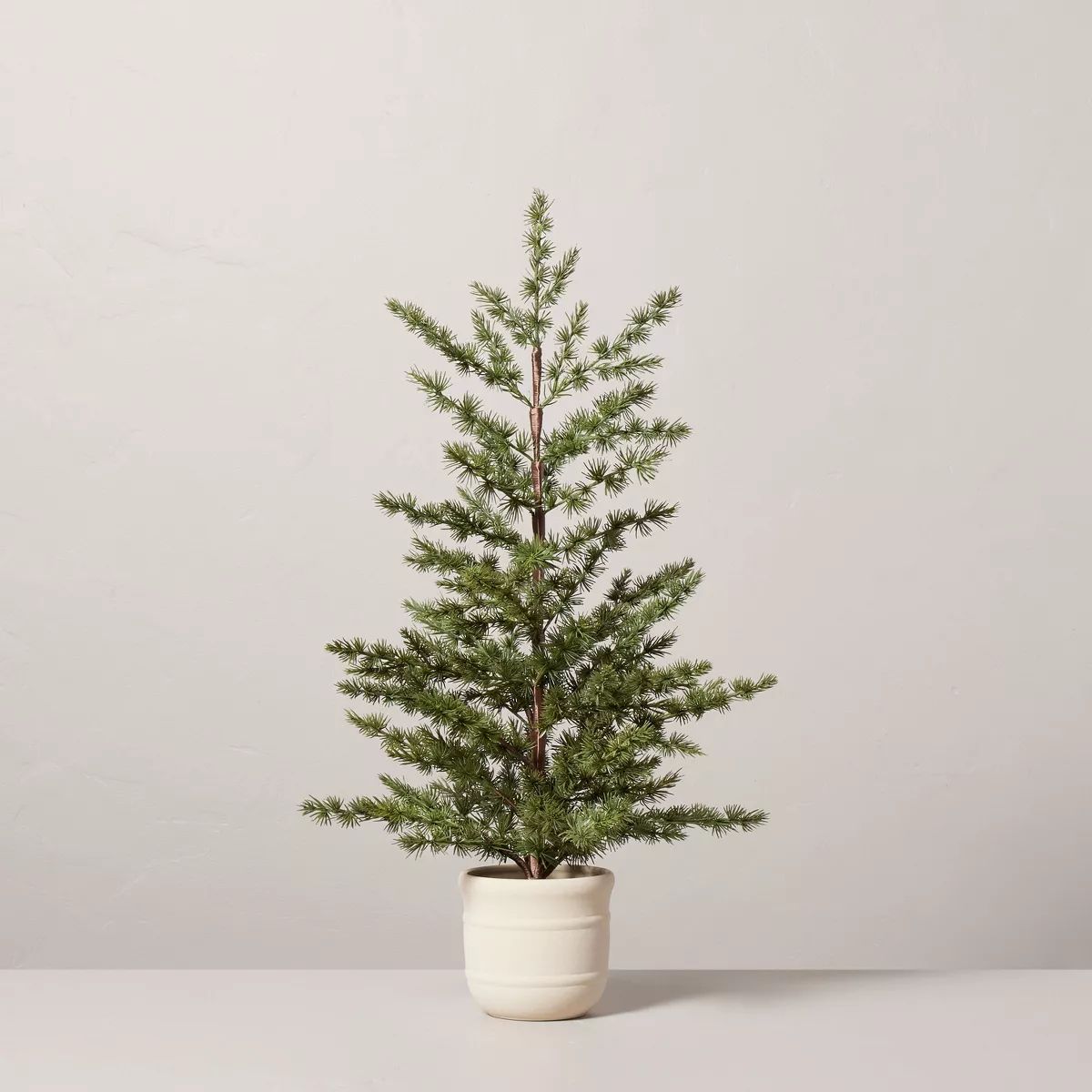 30" Faux Spruce Christmas Tree in Ceramic Pot - Hearth & Hand™ with Magnolia | Target
