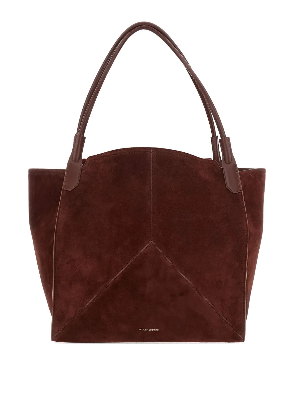 Victoria Beckham suede tote bag - Brown | Farfetch Global