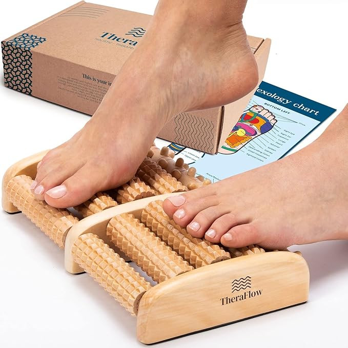 TheraFlow Large Dual Foot Massager for Plantar Fasciitis Relief 2024 Edition | Perfect Feet Massa... | Amazon (US)