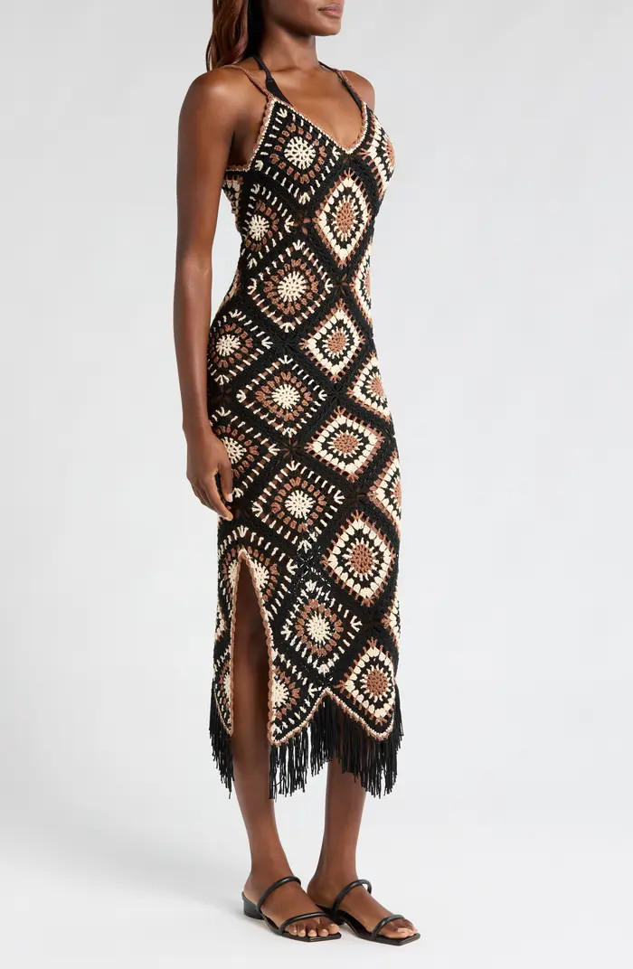 Crochet Maxi Cover-Up Dress | Nordstrom