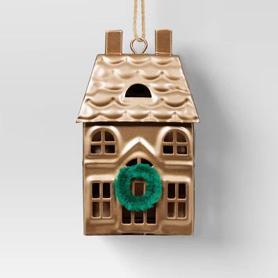 Christmas Bronze Finish 2 Chimney House Ornament- Wondershop™ | Target