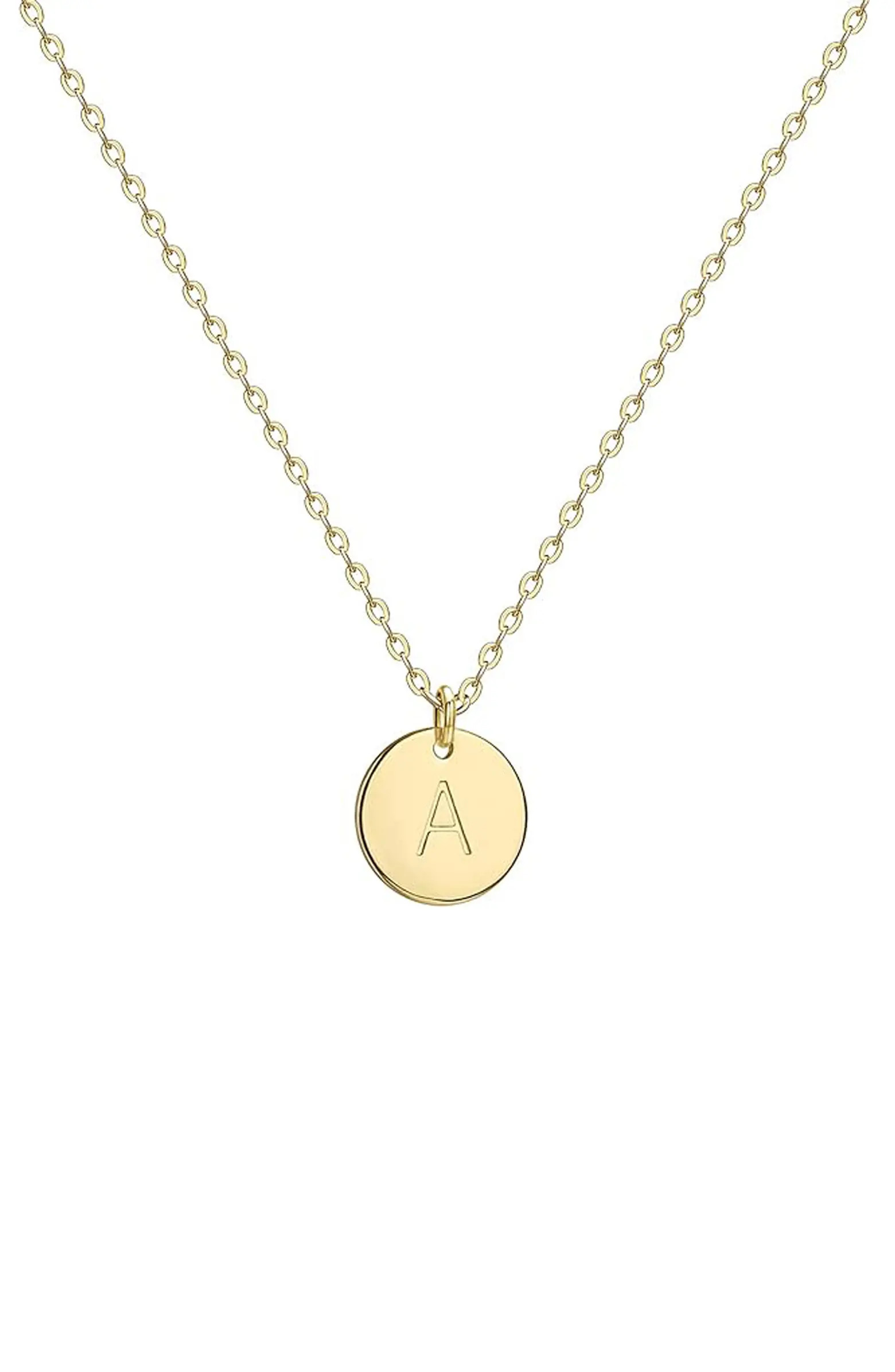 'A' Initial Pendant Necklace | Nordstrom Rack