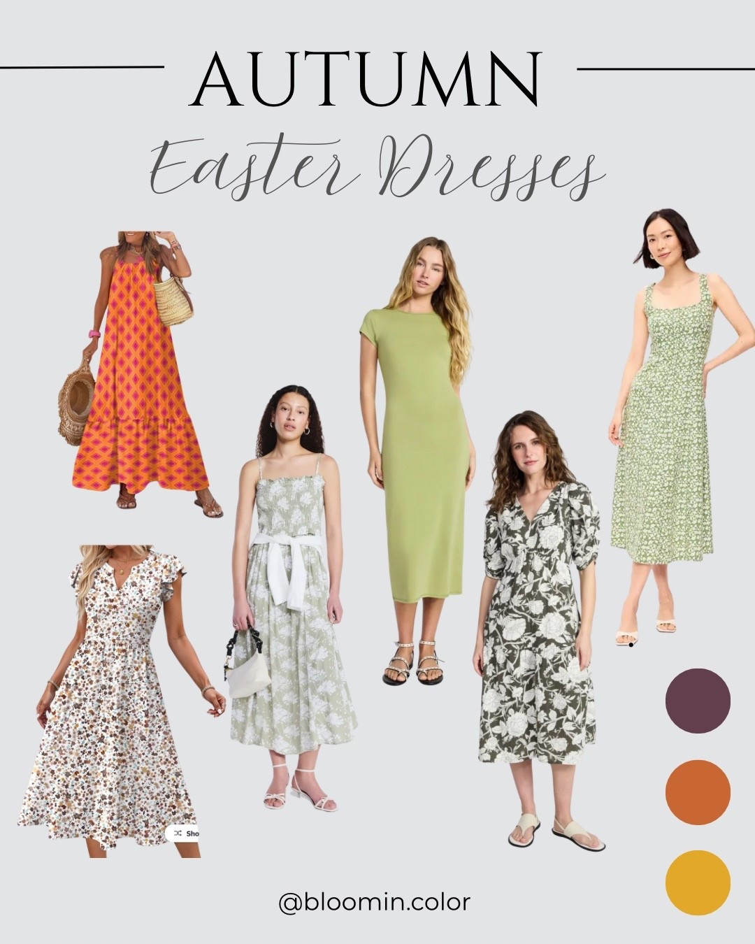 Easter Dresses for the Autumn Color palette 

#LTKSeasonal #LTKOver40 #LTKootd