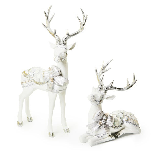 MacKenzie-Childs Crystal Palace White Deer | MacKenzie-Childs