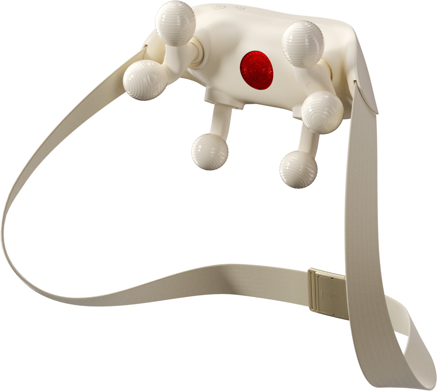 SKG - Lower Back Massager for Pain Relief Deep Tissue Christmas Gifts for Men Women Adjustable Cordless Heating Pad - White | Best Buy U.S.