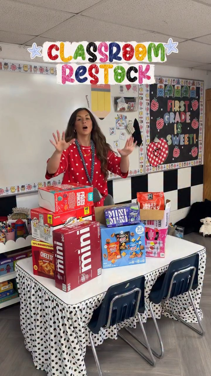 CLASSROOM RESTOCK🌈🛒📓📚✏️🍎
