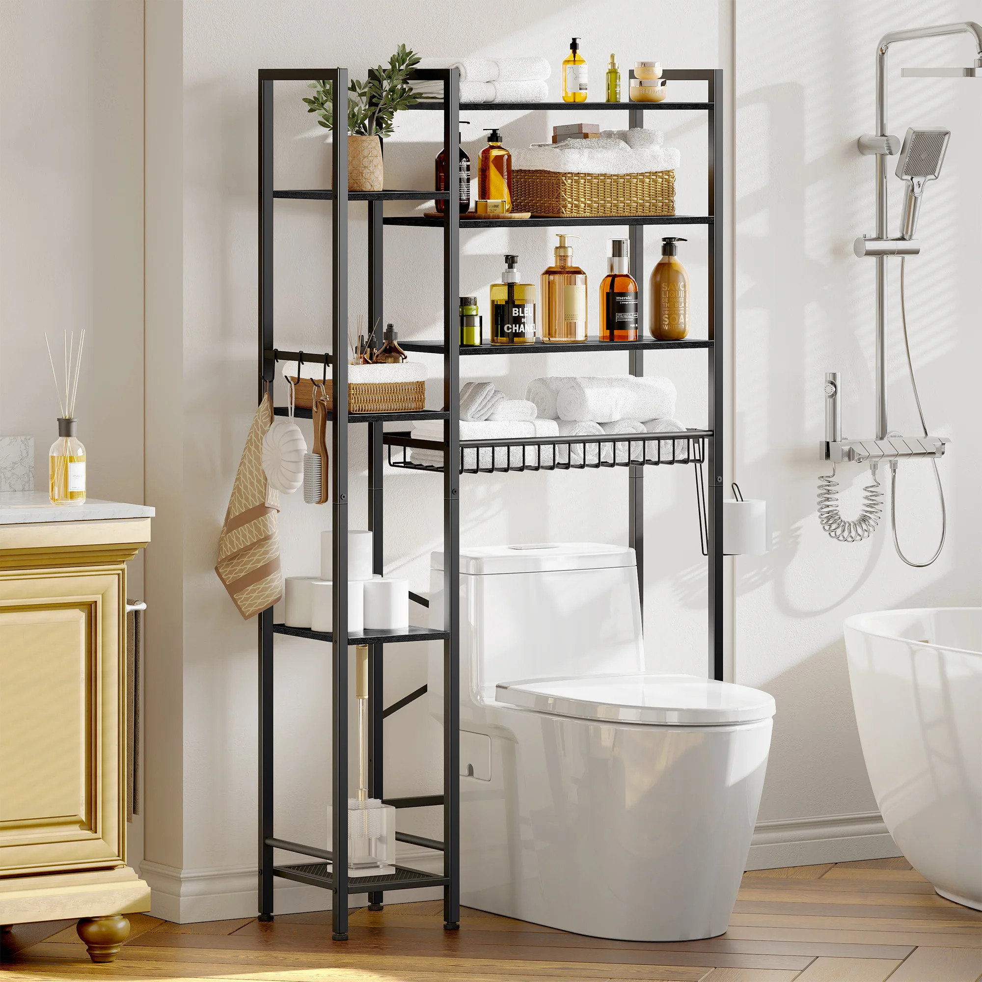 Lowis Freestanding Over The Toilet Storage | Wayfair North America
