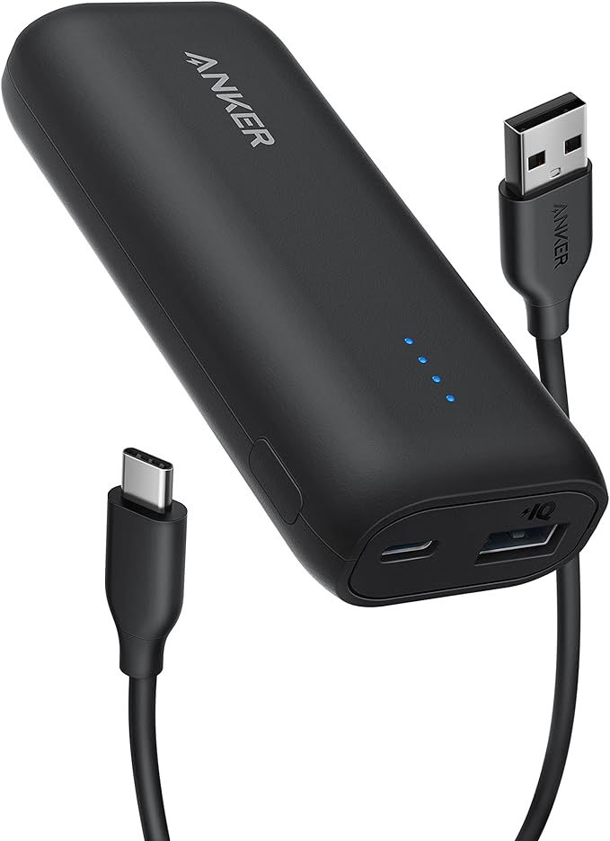 Anker Power Bank, 5,200mAh Ultra-Compact Portable Charger, 321 (PowerCore 5K), Compatible with iP... | Amazon (UK)