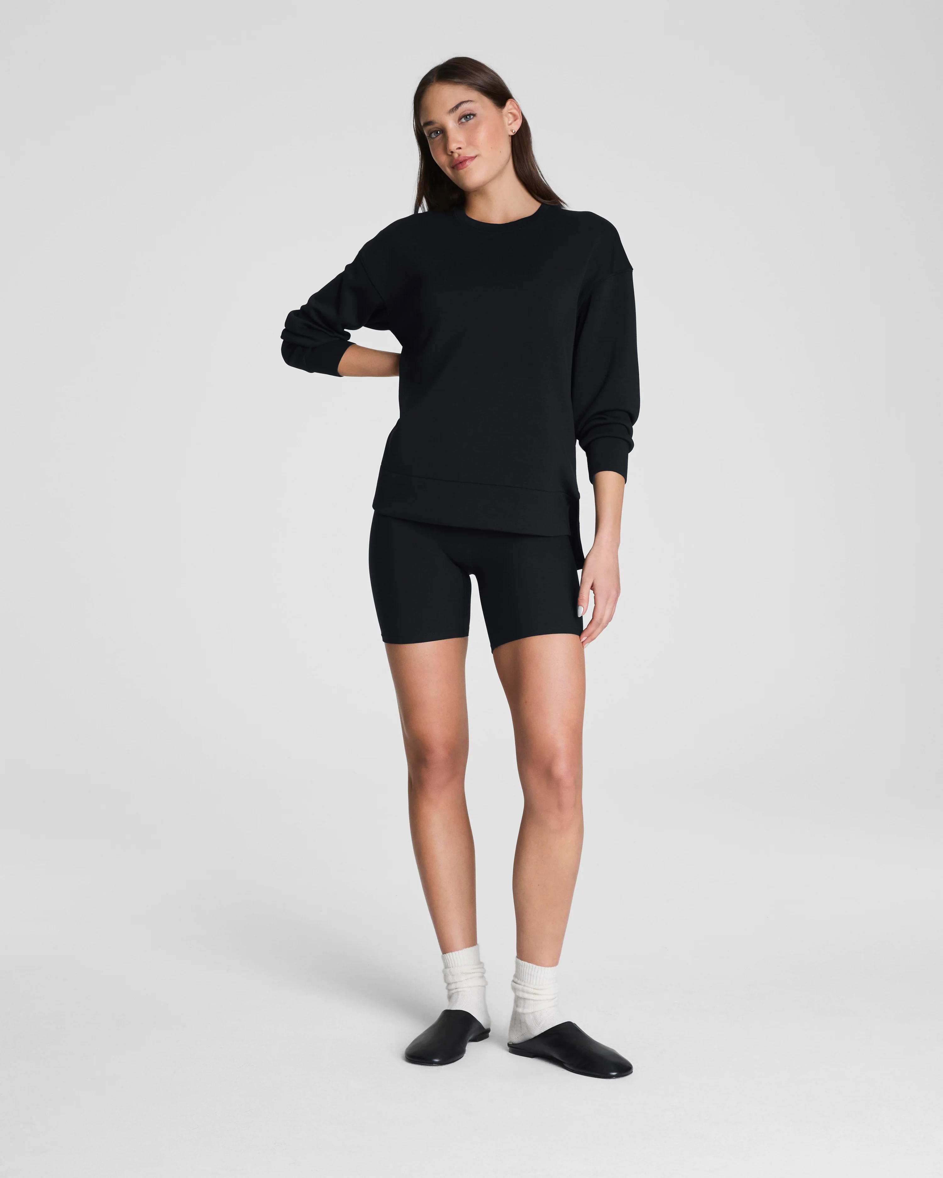 AirEssentials Crewneck Tunic with Booty Coverage | SPANX | Spanx