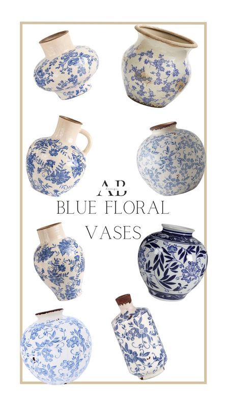 The cutest blue floral vases

#LTKSeasonal #LTKunder50 #LTKhome