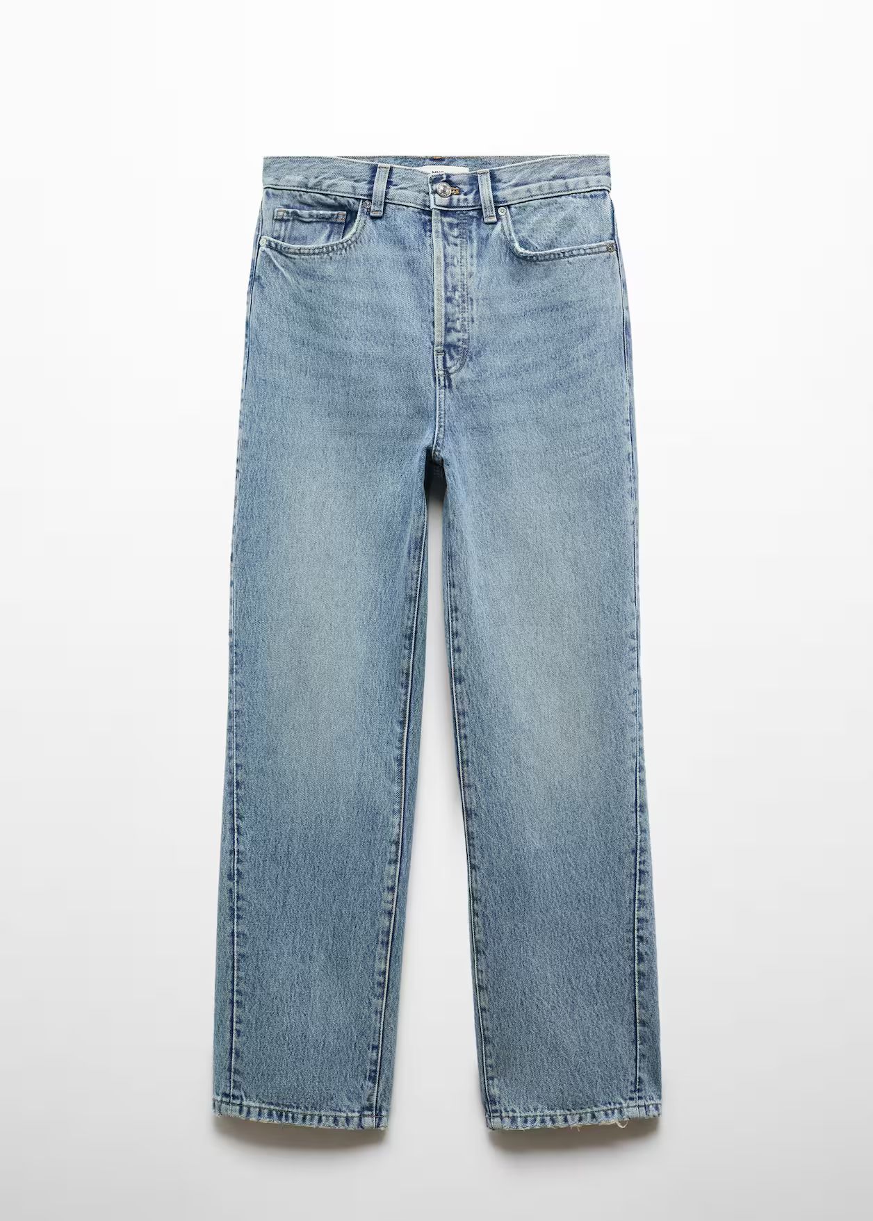 Straight jeans with forward seams -  Woman | Mango Canada | Mango Canada