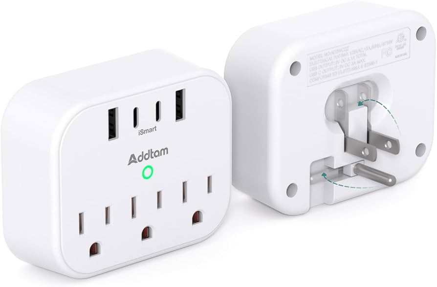 Cruise Ship Essentials - Cruise Approved Power Strip Non Surge Protector, Travel Plug Adapter wit... | Amazon (US)
