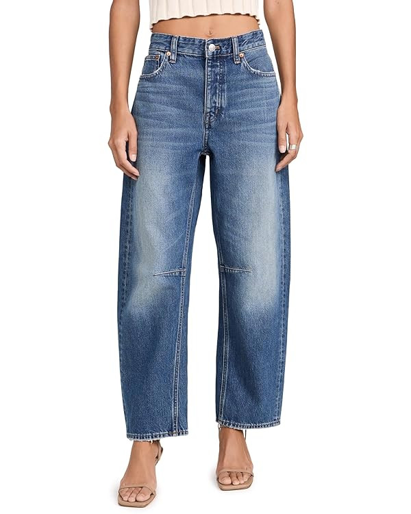 Madewell Women's The Darted Barrel-Leg Jean | Amazon (US)