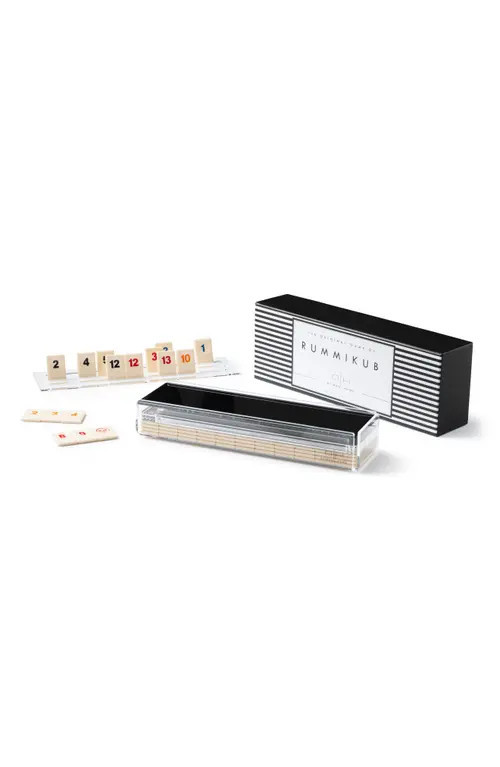 Domani Home Rummikub Set with Acrylic Box in Black at Nordstrom | Nordstrom