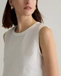 100% European Linen Tank | Quince