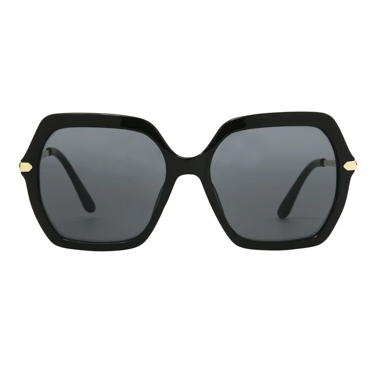 Sofia Vergara x Foster Grant Women's Oversized Fashion Sunglasses Black | Walmart (US)