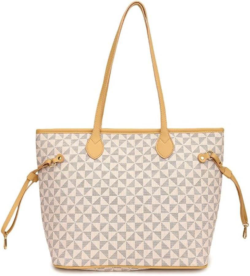 Women Tote Bag Handbags PU Leather Fashion Hobo Shoulder Bags 2pcs with Coin Purses | Amazon (US)