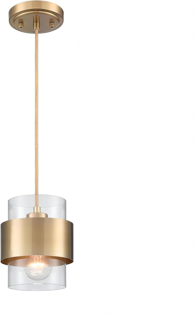 Modern Pendant Light Fixtures Brass Hanging Light for Kitchen Island | Amazon (US)
