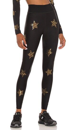 Croc Knockout Ultra High Legging in Nero & Gold | Revolve Clothing (Global)