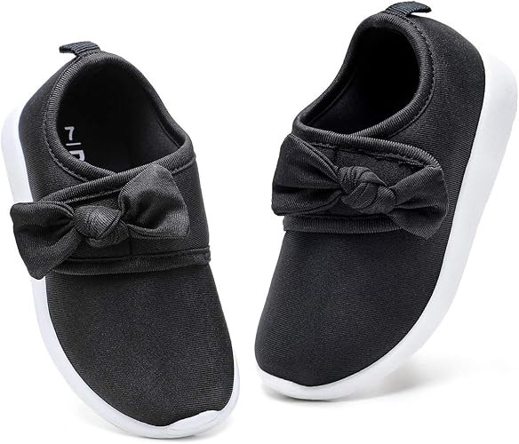 nerteo Toddler Girl Shoes Lightweight Slip On Sneakers for Kids | Amazon (US)