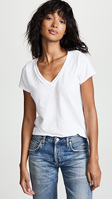 Jilian V Neck Tee | Shopbop