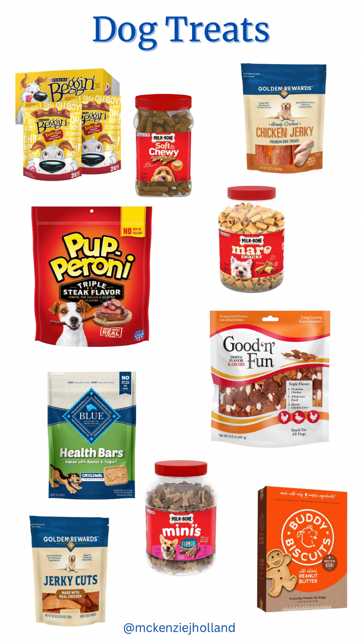 Dog treats!! My dog has personally tried all of these and has loved them all! Milk Bone minis are our go to for potty time treats. 

#LTKhome #LTKFind #LTKunder50