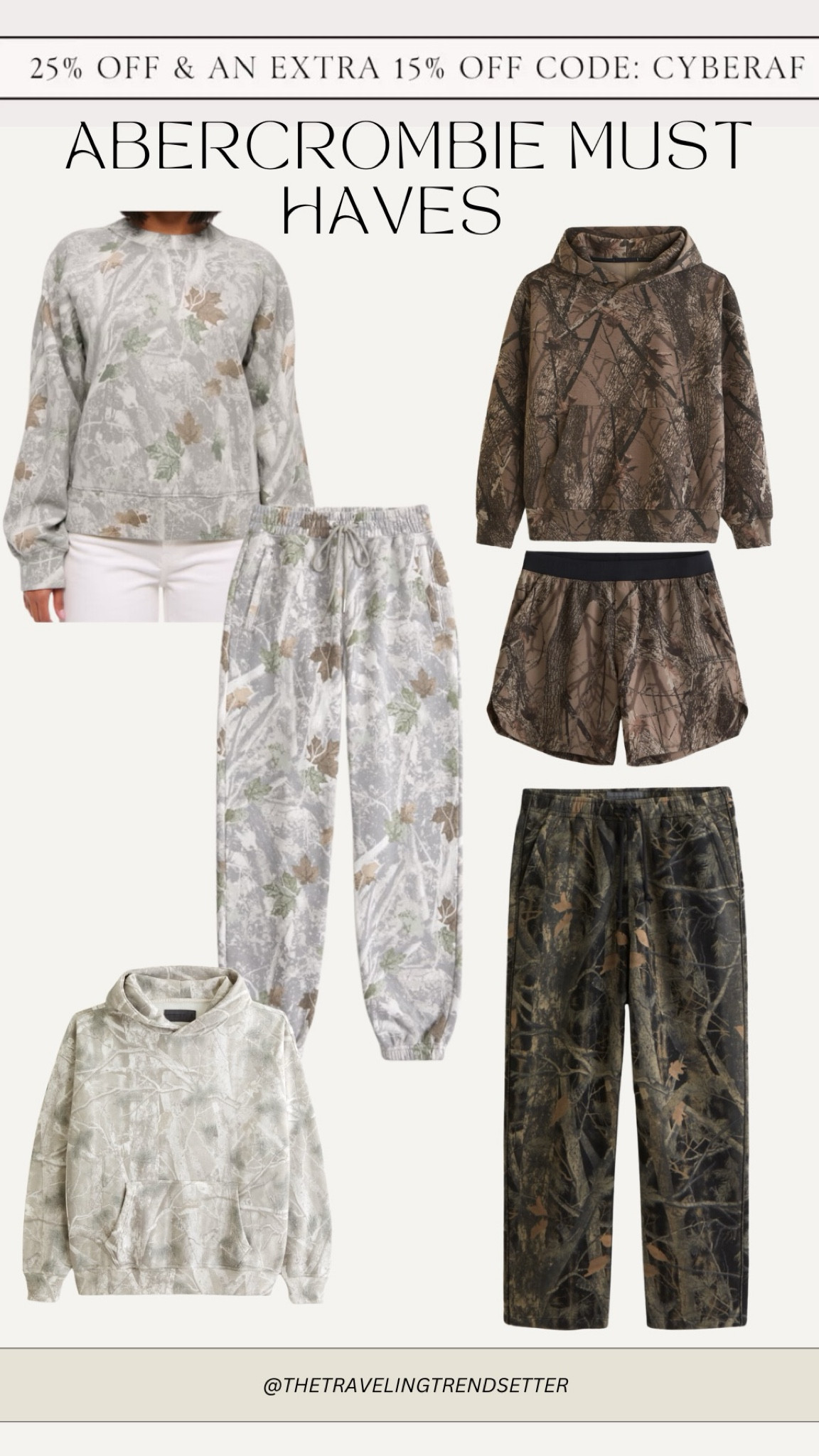 Abercrombie and fitch camo sets - camoflauge set Black Friday sale gift idea for him - gift idea for her 

#LTKFindsUnder100 #LTKFindsUnder50 #LTKStyleTip