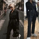 NWOT Orseund Iris Work Wear Belted Jumpsuit In Black Size Small. Kylie | eBay | eBay US