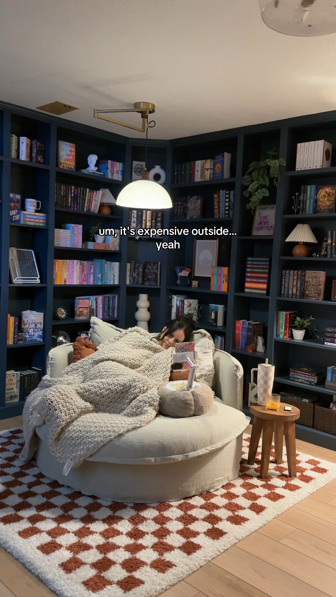 I think I’ll just stay right here 😂📚✨ #bookish #booktok #bookstagram 

#LTKHome #LTKSeasonal #LTKMostLoved