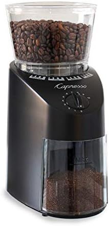 Capresso Infinity Conical Burr Grinder, Black 8.8 oz | Amazon (US)