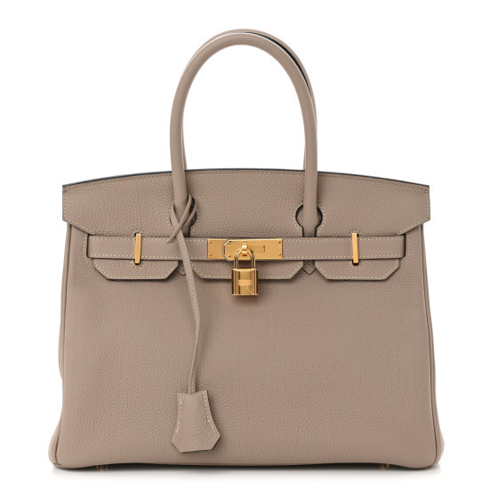Togo Birkin 30 Gris Tourterelle | FASHIONPHILE (US)