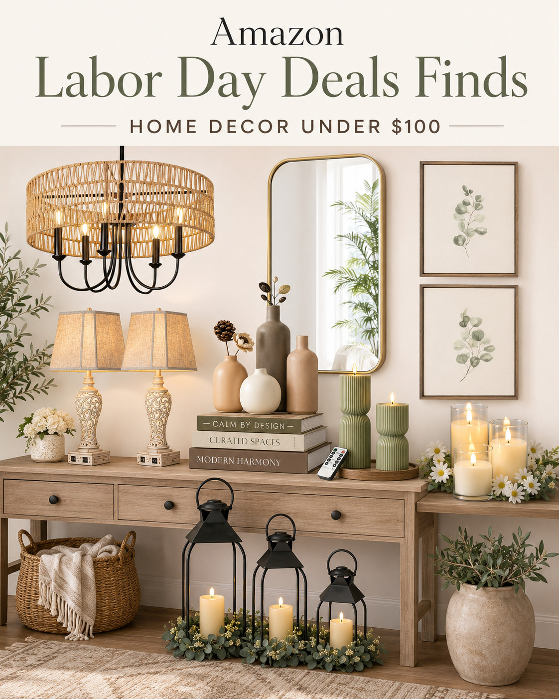 Amazon Labor Day home finds are SO good right now 🤎 Sharing some of my favorite home decor under $100 — cozy flameless candles, neutral vases, coffee table books, statement lamps, lanterns, wall art, mirrors, and more. Such an easy way to refresh your space for fall without spending a ton. Perfect for entryways, living rooms, bedrooms, and cozy little corners around the house. ✨

#AmazonFinds #AmazonHome #AmazonLaborDay #LaborDayDeals #AmazonDeals #HomeDecorUnder100 #HomeDecorFinds #AffordableHomeDecor #FallHomeDecor #FallHomeRefresh #NeutralHomeDecor #CozyHomeDecor #AmazonHomeFinds #LTKHome #LTKFinds #HomeDecorDeals #LivingRoomDecor #EntrywayDecor #BedroomDecor #CozyHome #HomeInspo #InteriorInspo #DecorFinds #AmazonMustHaves 

 #LTKSeasonal #LTKHome #LTKSaleAlert