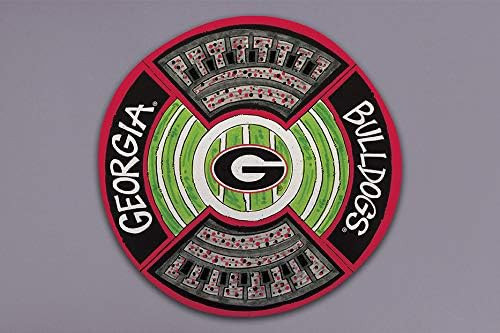 Magnolia Lane UGA Bulldogs Round Melamine Stadium Platter 13.5 | Amazon (US)