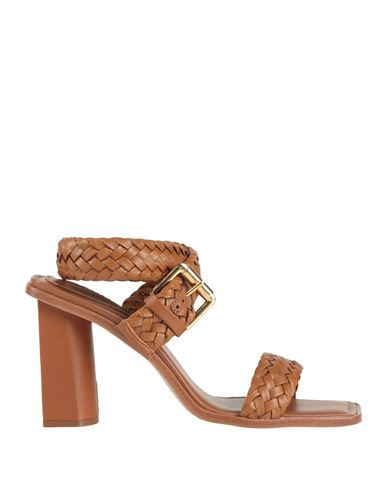 Schutz Woman Sandals Camel Size 9.5 Leather | YOOX (US)